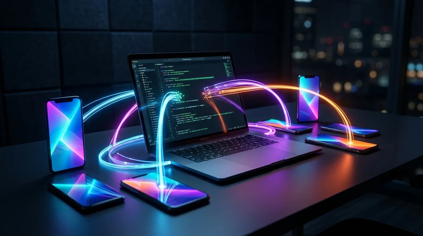 Automated code pipeline generating multiple localized App Store screenshots across devices