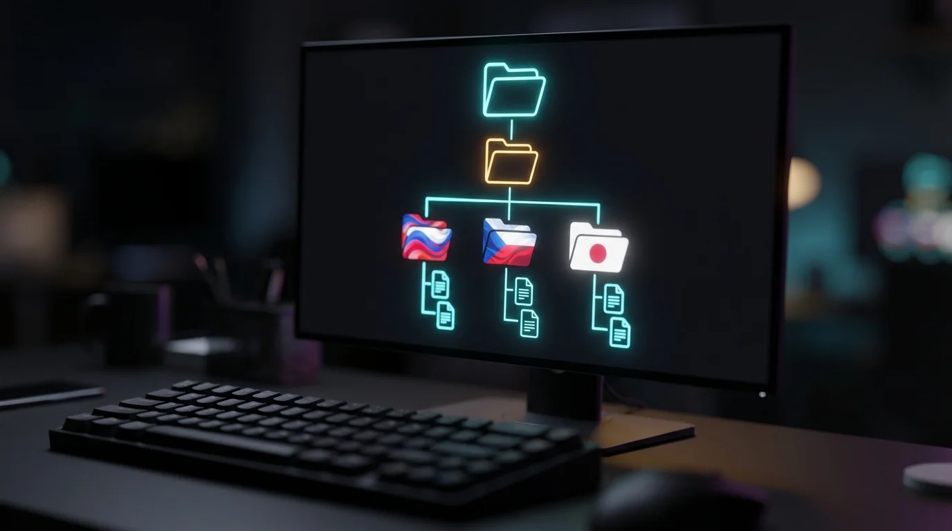 Fastlane metadata folder directory showing multiple language subfolders