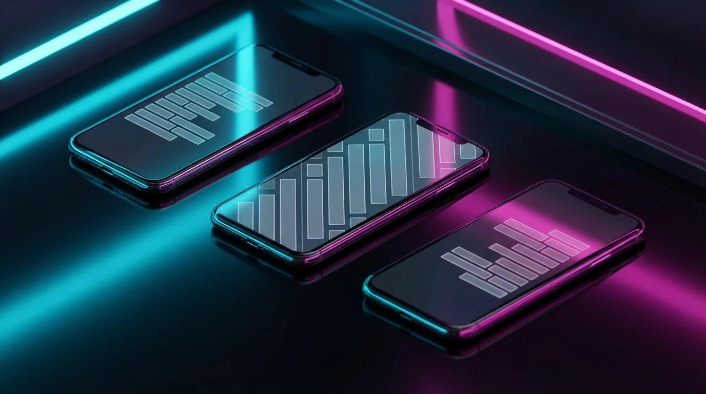 Three smartphone screens displaying the same app interface fully localized into different languages