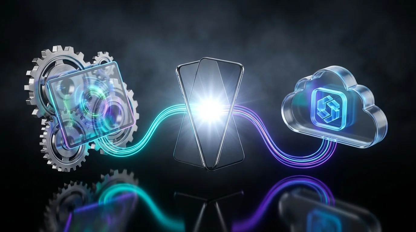 Diagram showing XCUITest triggering simulator captures and uploading to App Store Connect